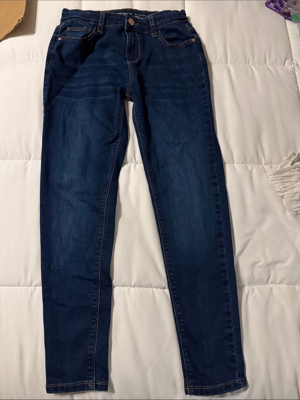 Denim&Co Dark Indigo Skinny Jeans for Women